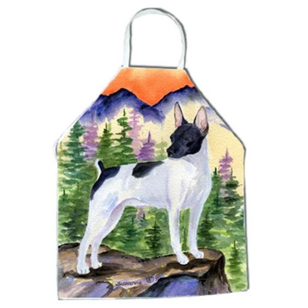 Carolines Treasures Carolines Treasures SS8224APRON Rat Terrier Apron - 27 x 31 in. SS8224APRON - main